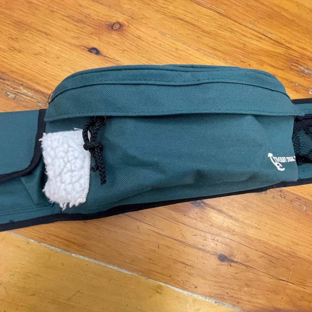 Timber‎ Creek Waist Pack Green Multi-Pocket Hiking Fishing Bag Supply Belt